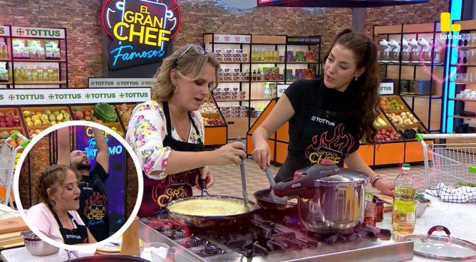 El Gran Chef Famosos: Luciana y Rossana arman el MUSICAL en la cocina al ritmo de Yuri