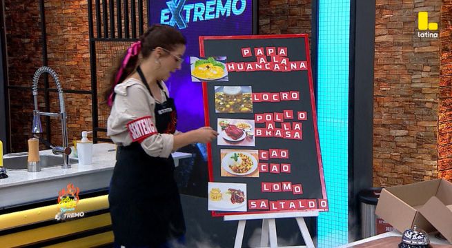 El Gran Chef Famosos: Mira AQUÍ el blooper de Luciana Blomberg al escribir cau cau