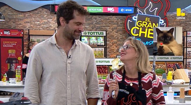 El Gran Chef Famosos: Rossana Fernández Maldonado quiere CONQUISTAR a Luciano Mazzetti con su voz