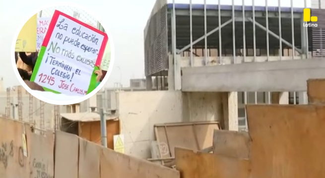 Obras PARALIZADAS en colegio de Huaycán dejan a 800 NIÑOS estudiando en condiciones precarias