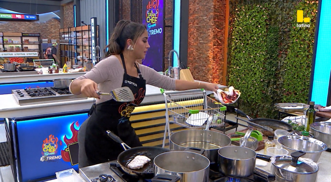 El Gran Chef Famosos: Melissa Paredes casi QUEMA toda su comida con FUEGO, ¿qué pasó?