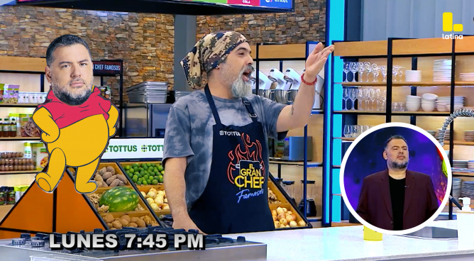 El Gran Chef Famosos EN VIVO: Goncho Iglesias llama Winnie Pooh a Javier Masías, ¿se parecen?