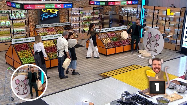El Gran Chef Famosos: El “pequeño Ratonaez” puso A PRUEBA la puntería de los famosos