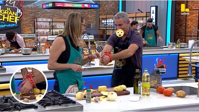 El Gran Chef Famosos: Julián Legaspi se queda AMARRADO mientras todos ya cocinaban