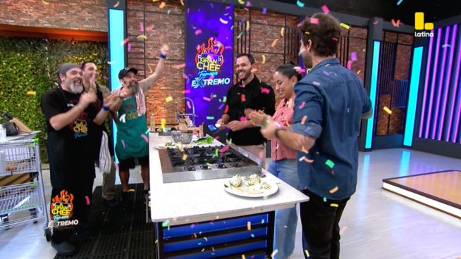 El Gran Chef Famosos: Goncho y Andrés Salas adelantan cumpleaños de Mazzetti