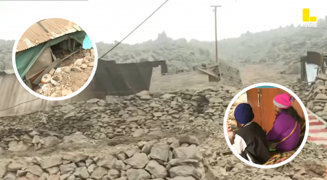 ENORME roca DESTRUYE casa en cerro de SJL y familia con niño de 6 años SOBREVIVE de milagro