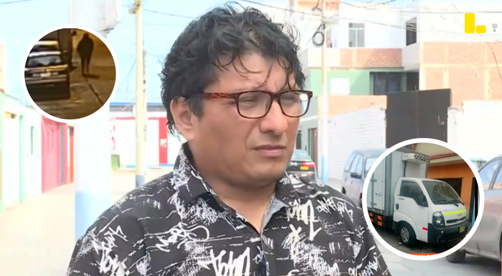 ROBAN furgoneta en la puerta de la casa de un transportista en La Perla