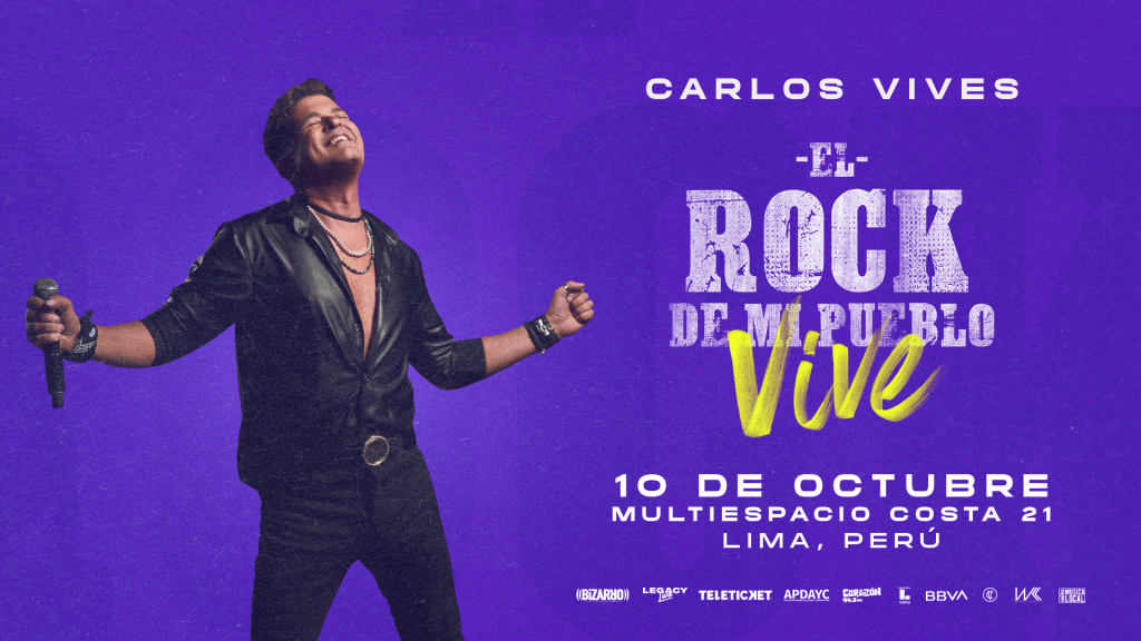 CARLOS VIVES CONQUISTA LOS ESCENARIOS CON SU GIRA INTERNACIONAL Y ALISTA SU REGRESO AL PERÚ EN OCTUBRE