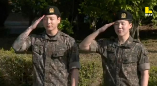 Jungkook y Jimin de BTS terminan servicio militar en Corea del Sur | VIRAL
