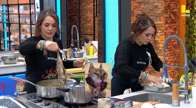 El Gran Chef Famosos: Yiddá Eslava comete BLOOPER con su pescado a lo macho, ¿qué hizo?