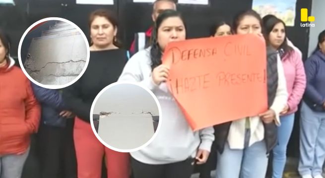 Menores EN RIESGO por daños estructurales en colegio de Comas tras temblor de 6.1