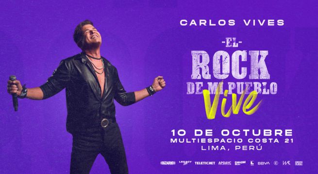 Carlos Vives trae a Lima el sabor de su tour “El Rock de mi pueblo vive” en octubre