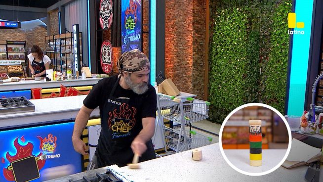 El Gran Chef Famosos: Goncho SORPRENDE a todos en el juego Daruma Otoshi