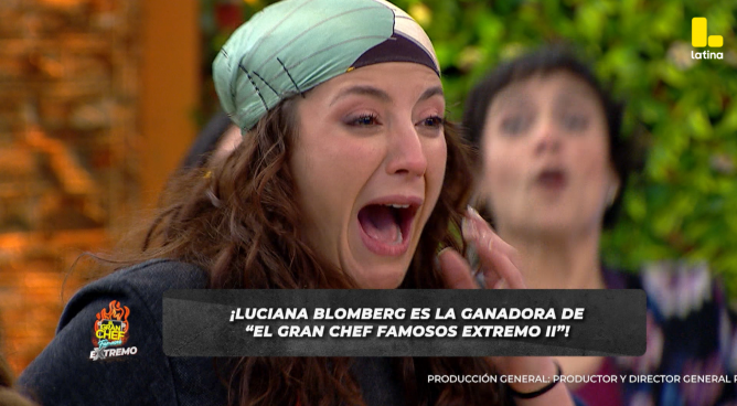 LUCIANA BLOMBERG es la CAMPEONA de El Gran Chef Famosos: VENCIÓ a Goncho Iglesias y Melissa Paredes