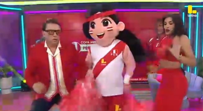 Micheille Soifer y Ricardo Rondón celebran al ritmo de festejo que Latina transmitirá el Mundial SUB-19 y la Copa América de Mayores de Vóley