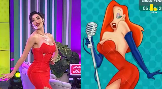 ¡Micheille Soifer IDÉNTICA a Jessica Rabbit!