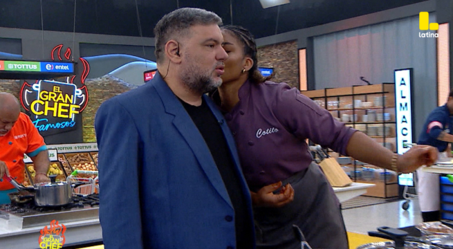 El Gran Chef Famosos: Cotito le roba un BESO a Masías
