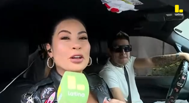 Pamela López en Ponte en la cola ¡junto a su Ferxxo!