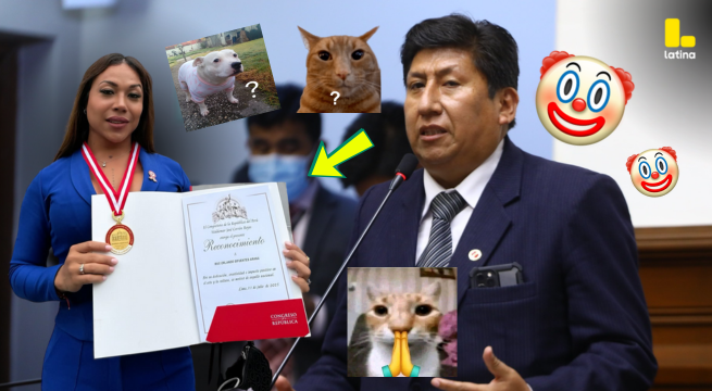 Congresista CONDECORA a DAYANITA y provoca controversia en los peruanos