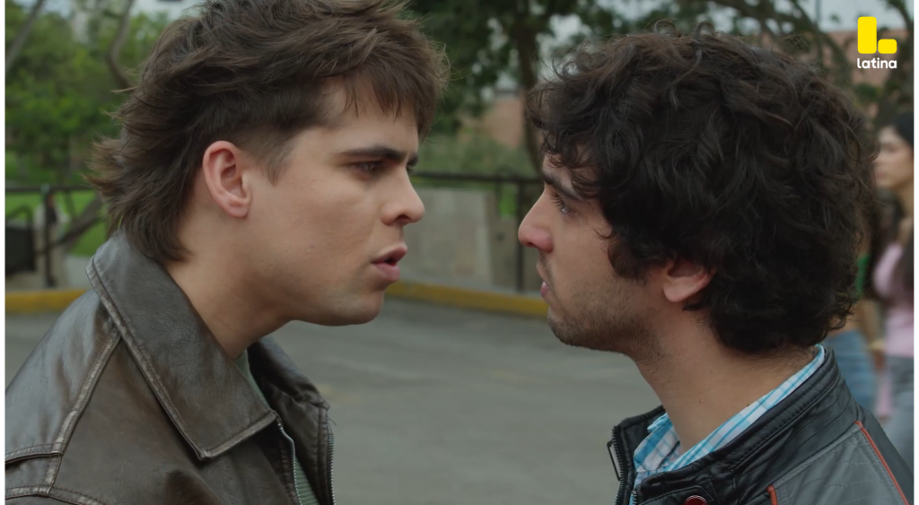 Eres mi Bien Capítulo 06: Alan ENCARA a Sebastián y se PELEA por el amor de Fiorella