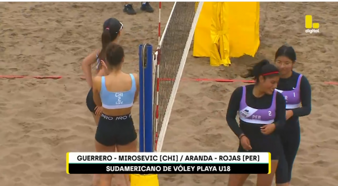 Chile vs Perú por Sudamericano Vóley Playa U 18: Disfruta AQUÍ el partido completo