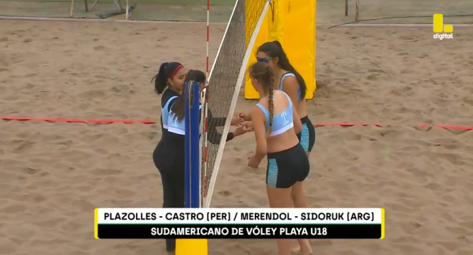 Argentina vs Perú por Sudamericano Vóley Playa U 18: Disfruta AQUÍ el partido completo