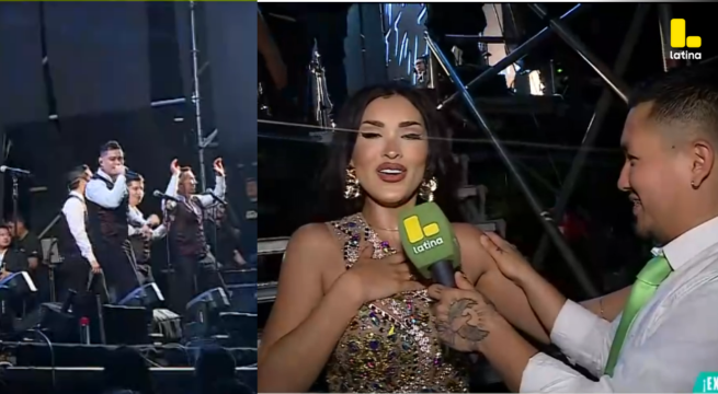 Micheille Soifer sorprende en Tarapoto junto a los Hermanos Yaipén