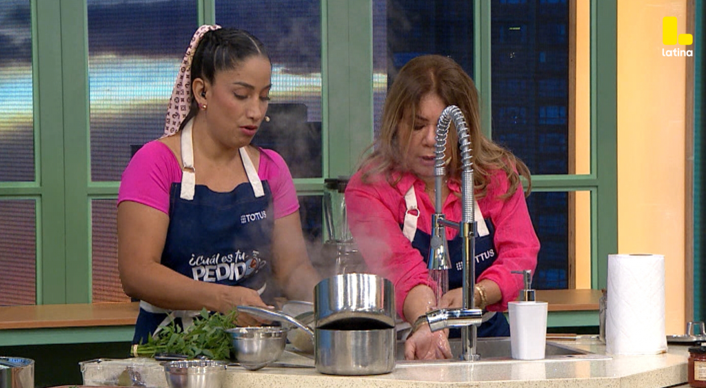 Cuál Es Tu Pedido: Mónica Chang sufre QUEMADURA EN VIVO, ¿tuvo que ser ayudada por Nelly Rossinelli?