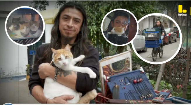 Sergio Tolosa, el cicloviajero GATUNO que recorre el MUNDO junto a sus tres gatos