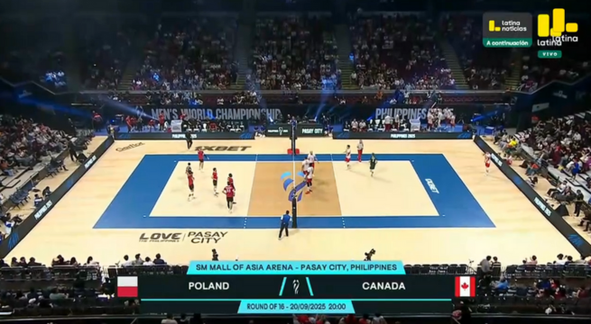 Canadá vs Polonia por Mundial de Vóley Masculino Filipinas 2025: Revive AQUÍ el partido completo