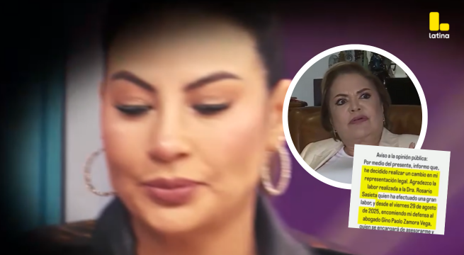 Pamela López despide a Rosario Sasieta como su abogada en juicio contra Christian Cueva