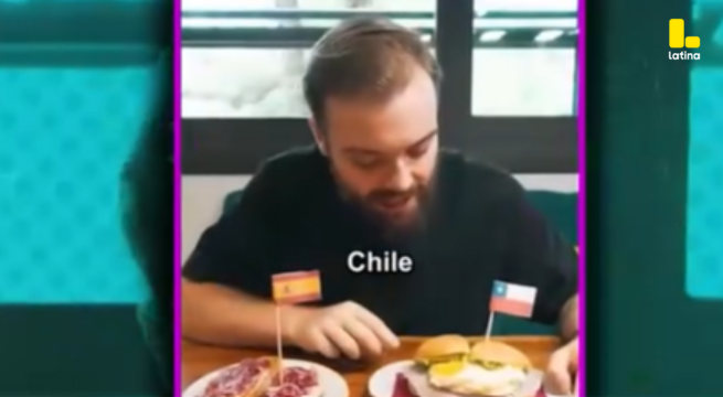 Ibai Llanos define Clásico del Pacífico en el Mundial de Desayunos: Pan con chicharrón vs Marraqueta