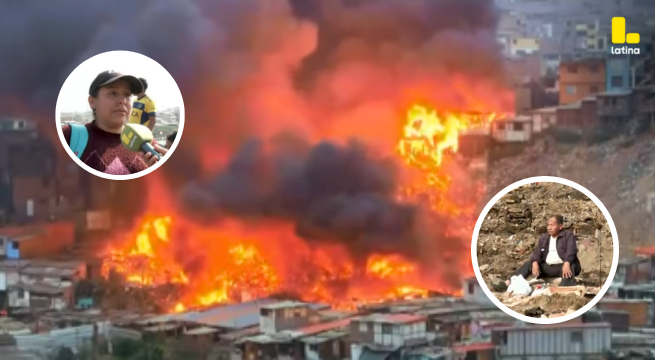 TRAGEDIA en Pamplona Alta: familias lo perdieron TODO tras voraz incendio