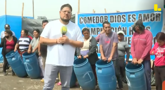 Damnificados de Pamplona Alta siguen SIN AGUA tras OCHO días del incendio
