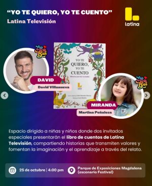 Latina presenta en la Cumbre Perú Sostenible “Cuenta Cuentos – Yo te quiero, yo te cuento”