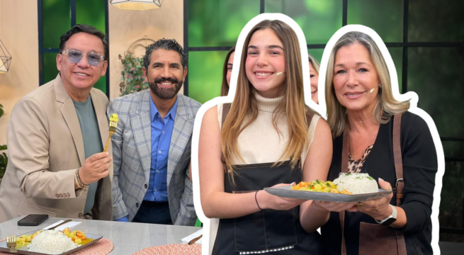 ¡Aprende a preparar un delicioso CAU CAU DE LANGOSTINOS junto a MÓNICA ZEVALLOS en vivo desde Arriba Mi Gente!