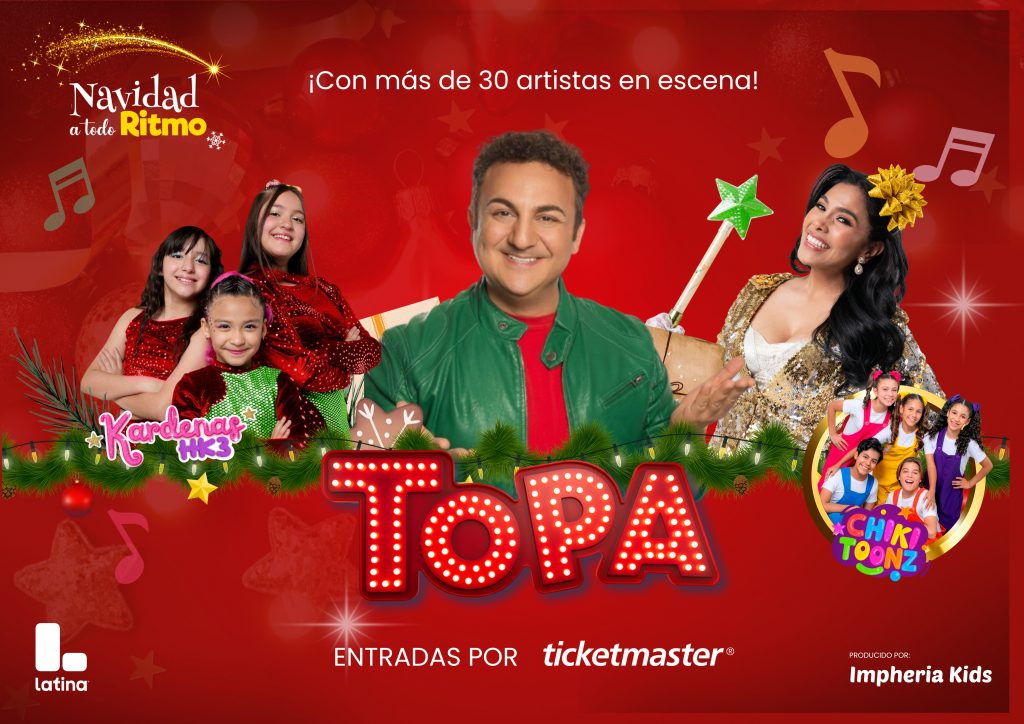 NAVIDAD A TODO RITMO con TOPA, KARDENAS HK3, MARICARMEN MARÍN y CHIKI TOONZ