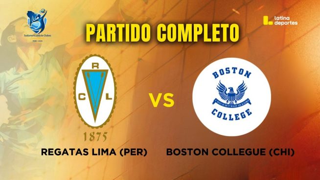 Sudamericano de Vóley por Latina: Revive AQUÍ el partido entre Regatas Lima (Perú) vs Boston College (Chile)