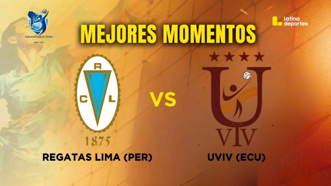 Sudamericano de Vóley por Latina: Revive AQUÍ el partido entre Regatas Lima vs UVIV