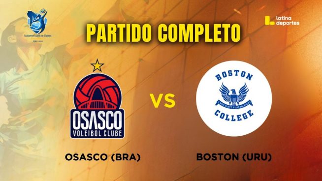 Sudamericano de Vóley por Latina: Revive AQUÍ el partido entre Osasco vs Boston College