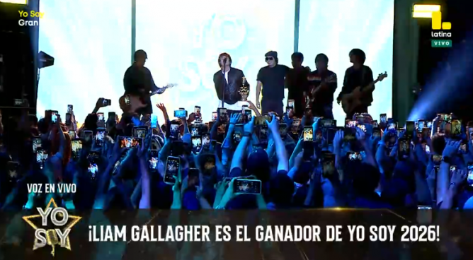 Yo Soy GRAN FINAL EN VIVO: ¡Así vivió Liam Gallagher su victoria y celebración junto al público!
