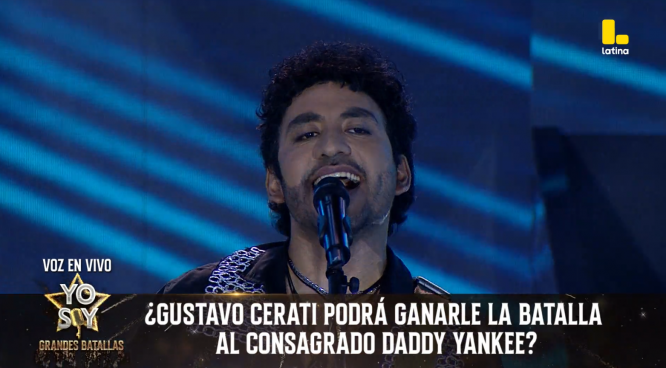 Yo Soy GRANDES BATALLAS: ¡Gustavo Cerati cambia de rival y reta a Daddy Yankee en Grandes Batallas!