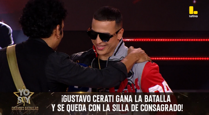 Yo Soy GRANDES BATALLAS: ¡Gustavo Cerati gana la batalla y le quita la silla a Daddy Yankee!