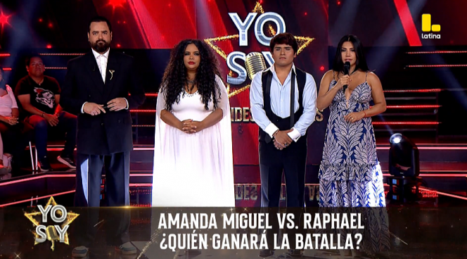 Yo Soy GRANDES BATALLAS: ¡Raphael y Amanda Miguel empatan nuevamente en una batalla llena de tensión!