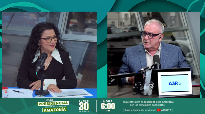 OCHO CANDIDATOS PRESIDENCIALES EXPUSIERON SUS PROPUESTAS PARA LA AMAZONÍA ANTE MÁS DE 2.5 MILLONES DE ELECTORES